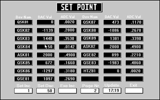 Secondary Beam Line Control